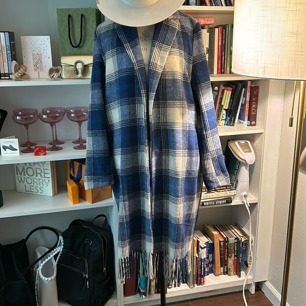 Z Supply Ynez Fringe Coat - EUC